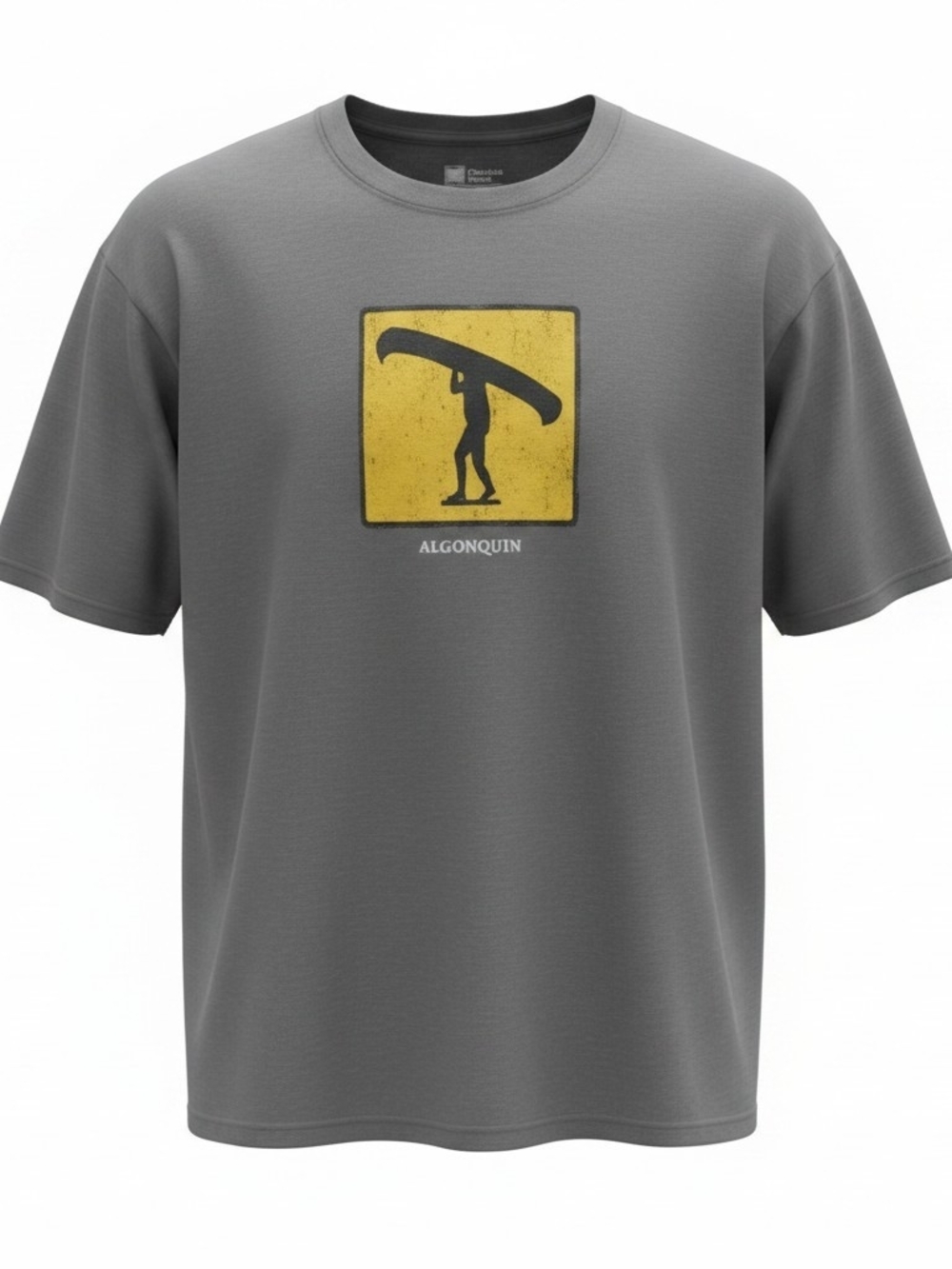 Gray Canoe Graphic Short Sleeve Tee